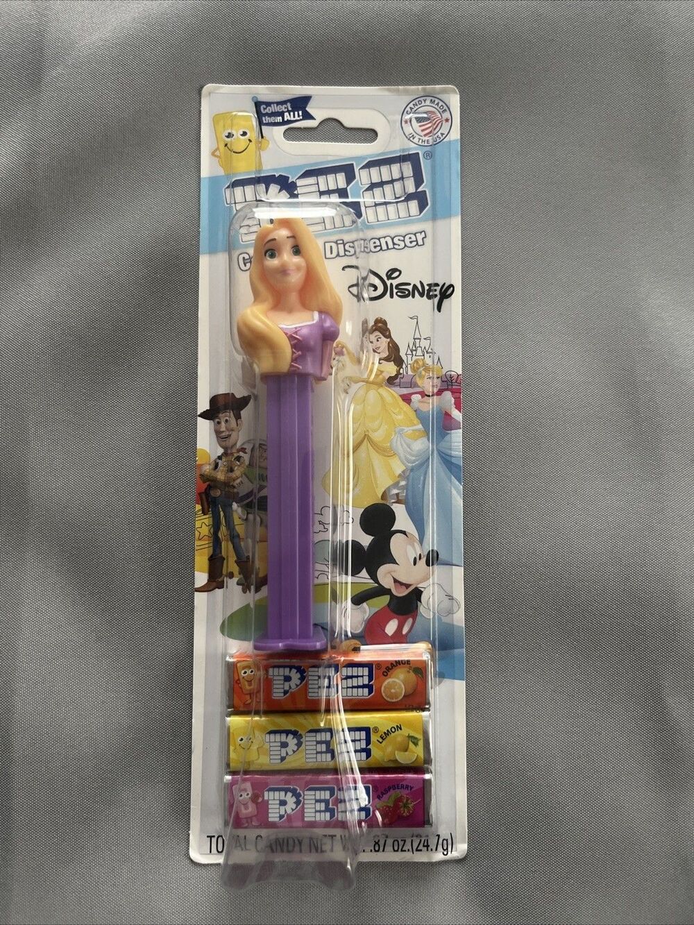 Disney Princess Rapunzel Pez Dispenser With Candy NEW SEALED Expires 2/21/29